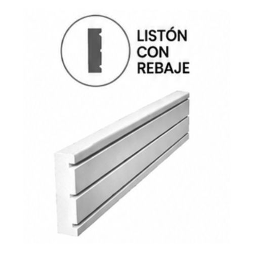 Listón con Rebaje